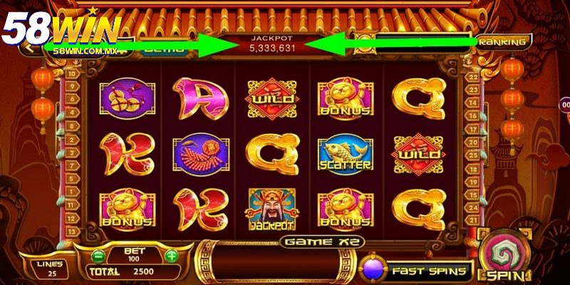 Biểu tượng đặc trưng của game slot Thần Tài